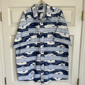 Orvis Short Sleeve Button Down Shirt, Size XXL